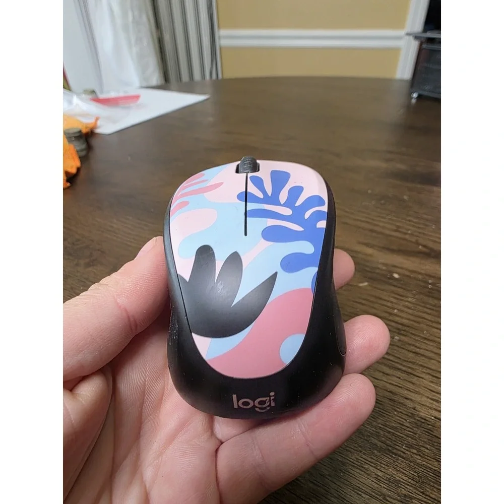 Logitech Design Collection Wireless Mouse M317C - Coral Reef (No Receiver) F3‎